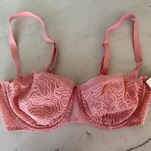 Chantelle C Jolie Unlined Demi Bra 36D NWT